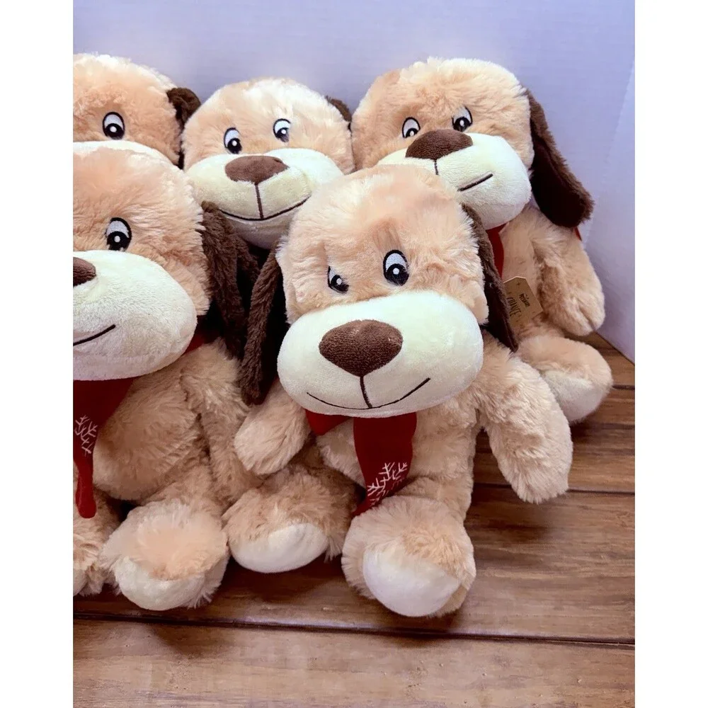 Lot Of 5 2019 Petsmart Dog Toy Stuffed Chance The Dog Squeaky Chew Plush 11